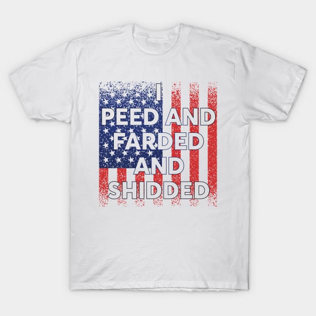 Peed Farded Shidded Meme Memes Dog Funny Election 202 Politics T-Shirt by Mellowdellow